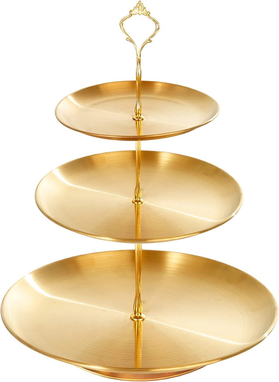 Gold Steel Cake Holder