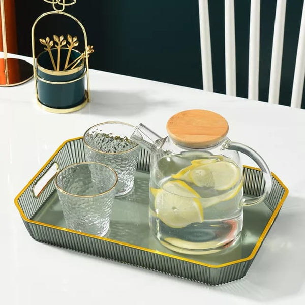 3-Piece Multipurpose Rectangular Storage Tray Set