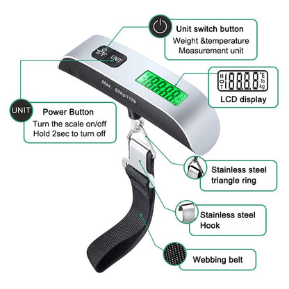 Portable Digital Luggage Scale