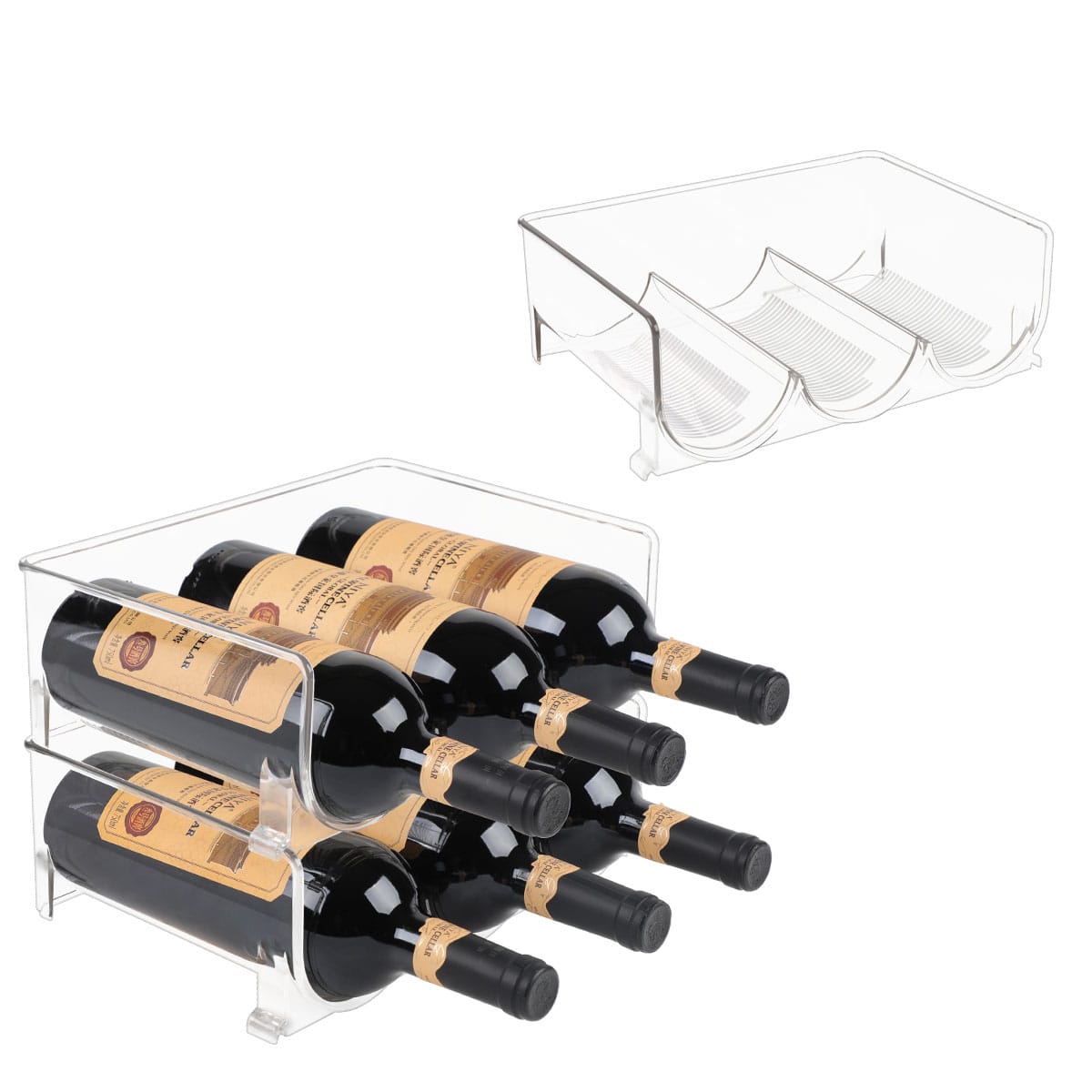 Triple Stackable  Bottle Rack