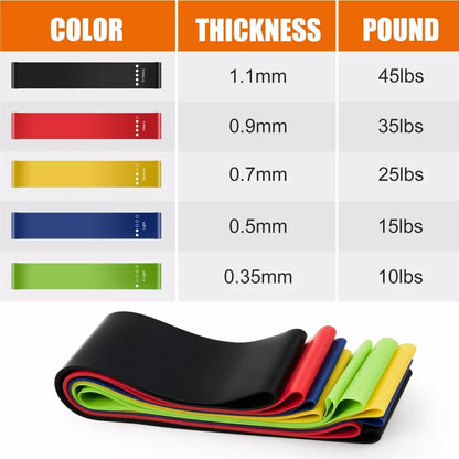 5Pcs Resistance Band