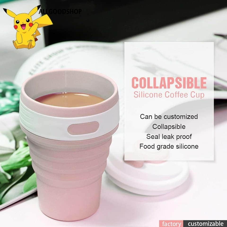 Folding portable silicon collapsible cup