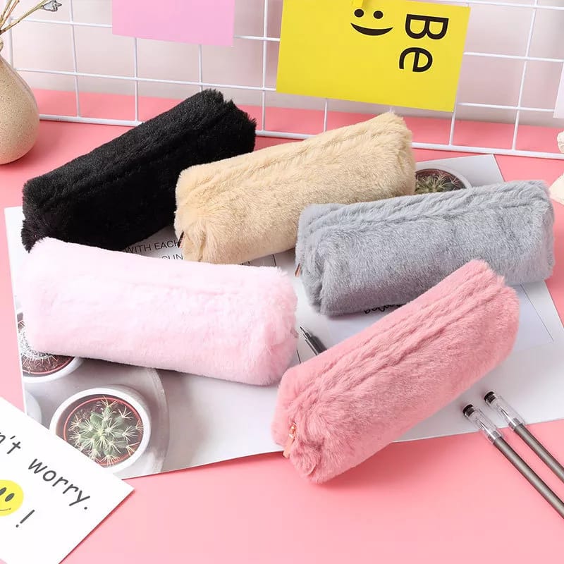 Plush Pencil Pouch Pen Bag