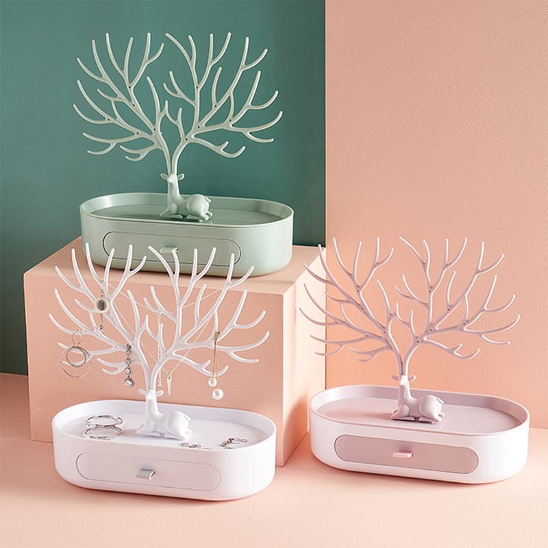 Tree Jewelry Organizer with Drawer