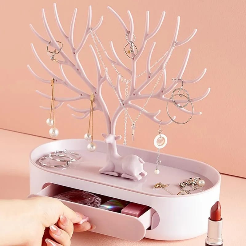 Tree Jewelry Organizer with Drawer