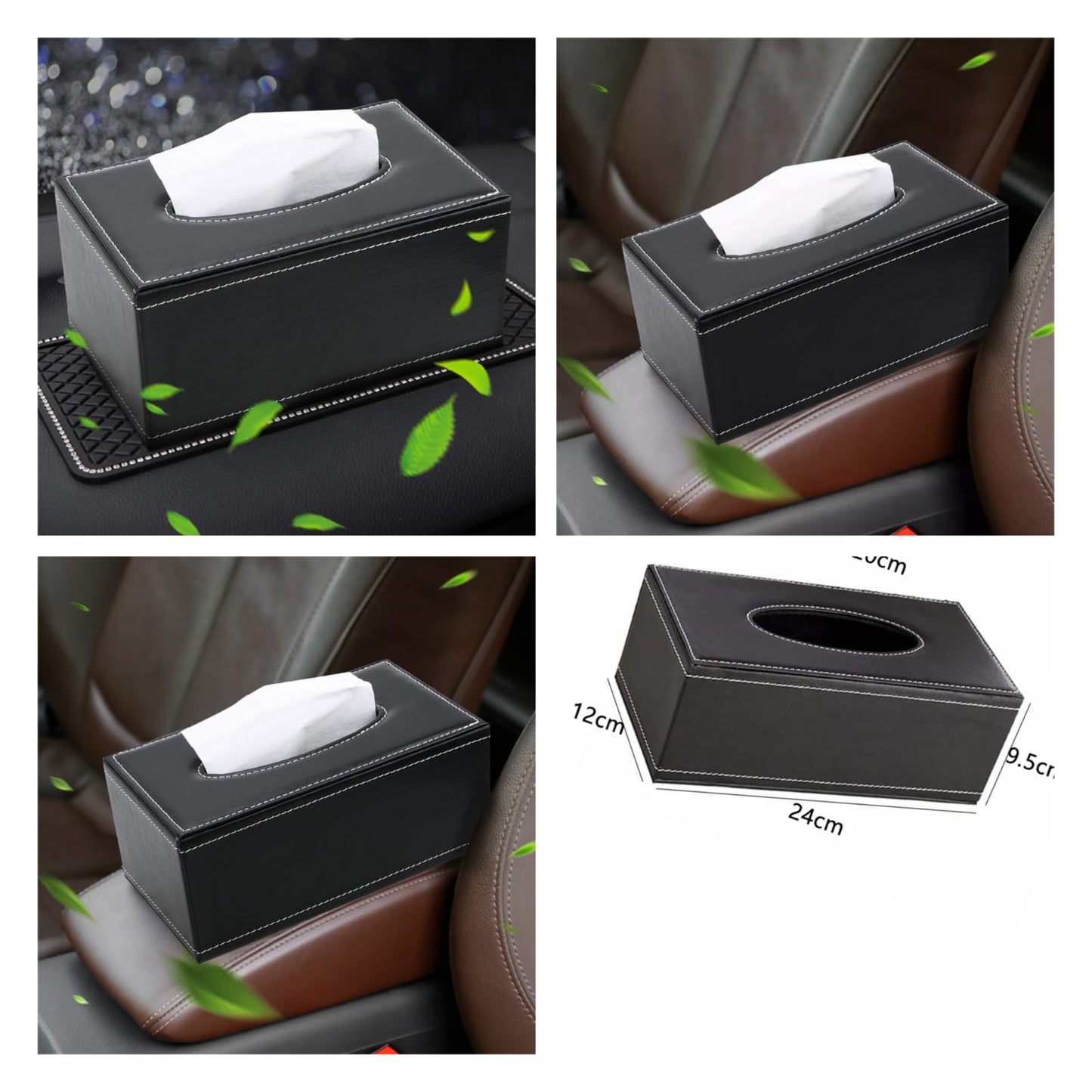 Leather Tissue Holder