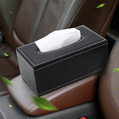 Leather Tissue Holder