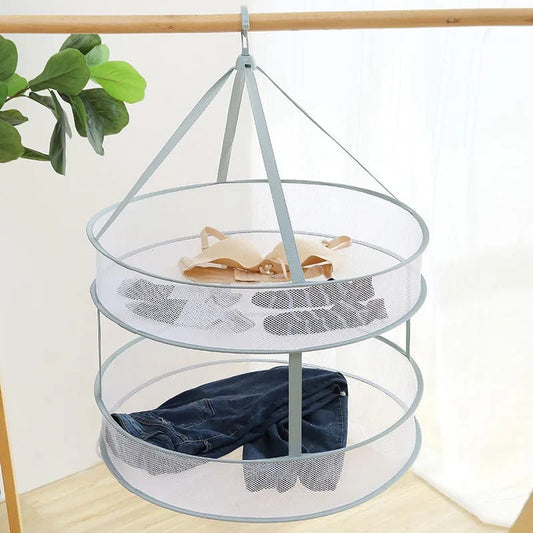 Clothes Drying Basket Hanging Net