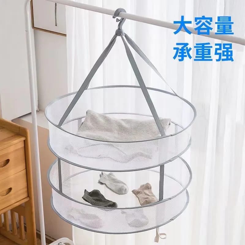 Clothes Drying Basket Hanging Net