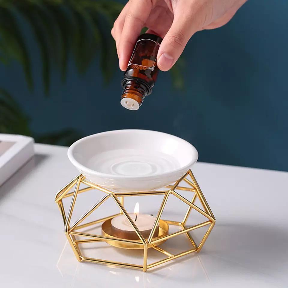 Geometric Fragrance Essential Oil Burner