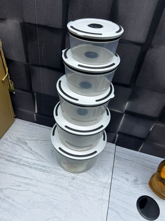 5 in 1 Round Storage Containers