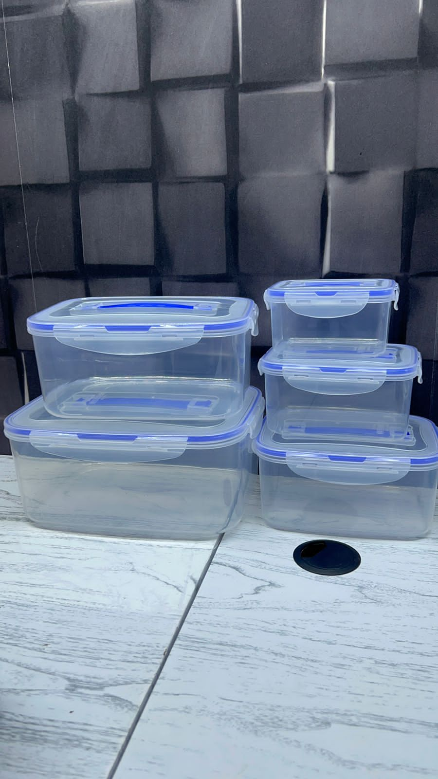 5Pc Airtight Storage Boxes