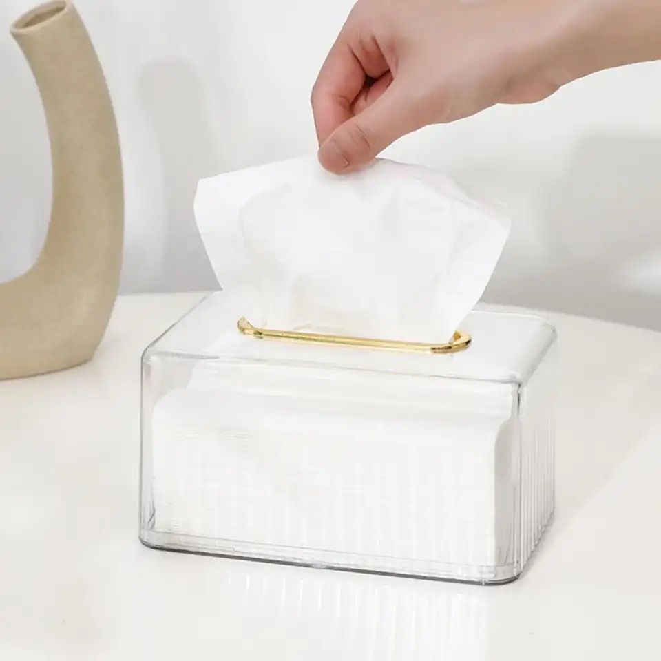 Nordic Transparent Acrylic Servitte/Napkin Holder