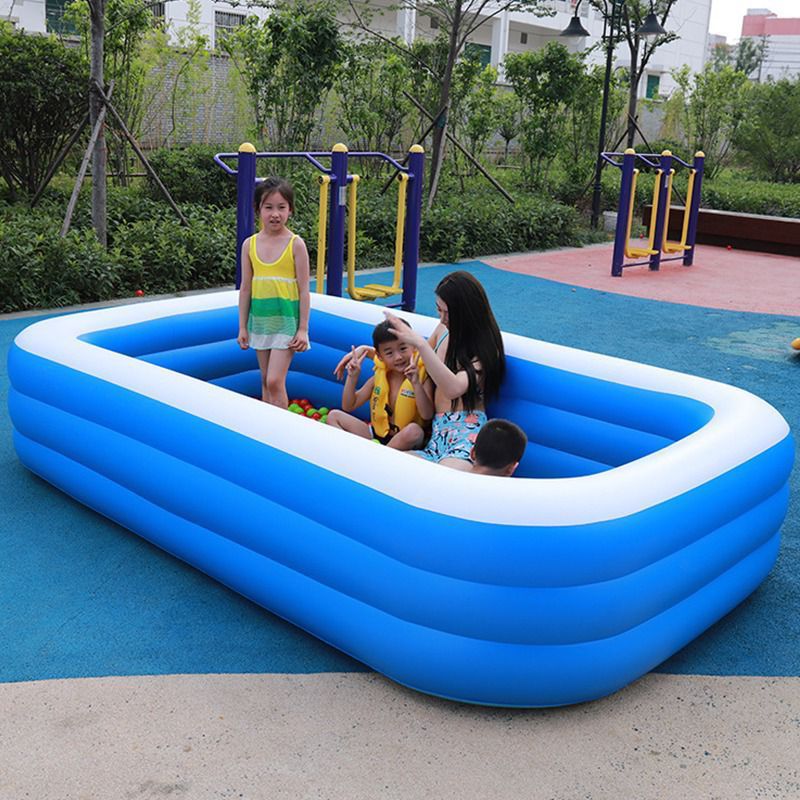 Inflatable Pool with Electric Pump