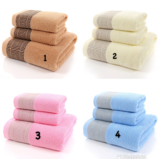 3 in 1 Towel set