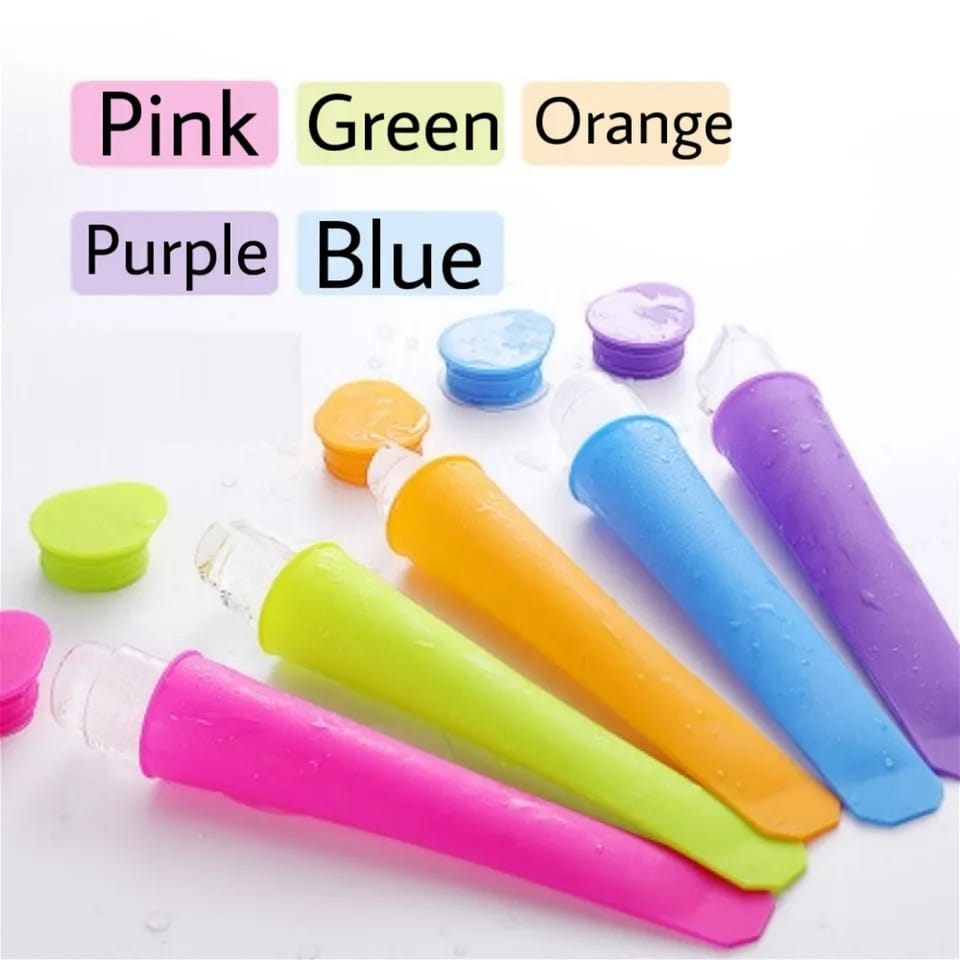 5Pcs Reusable Silicone Popsicle Ice Cream Maker