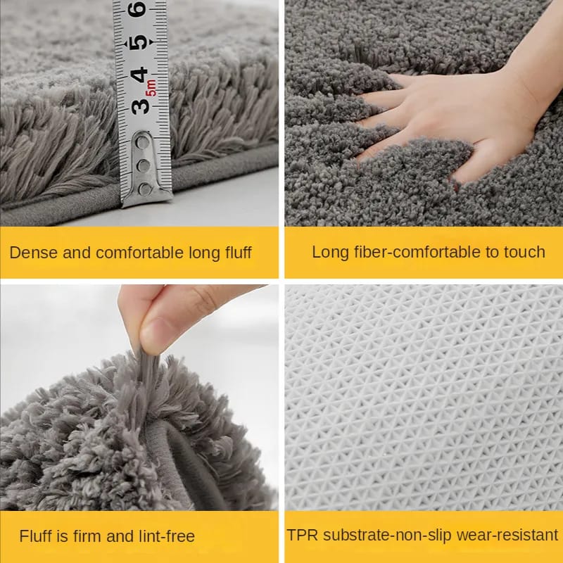 Thick Plush Bathroom Rug