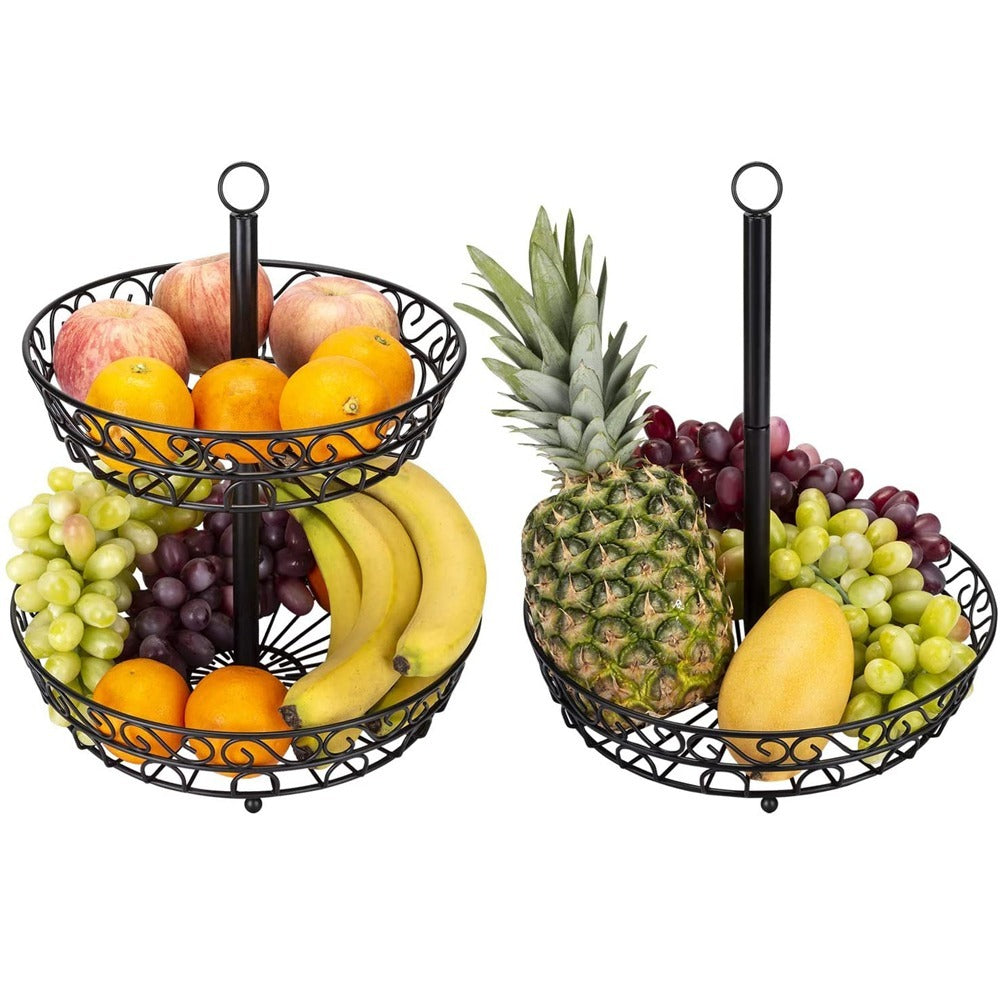 3 Layer Rotating Fruit Rack