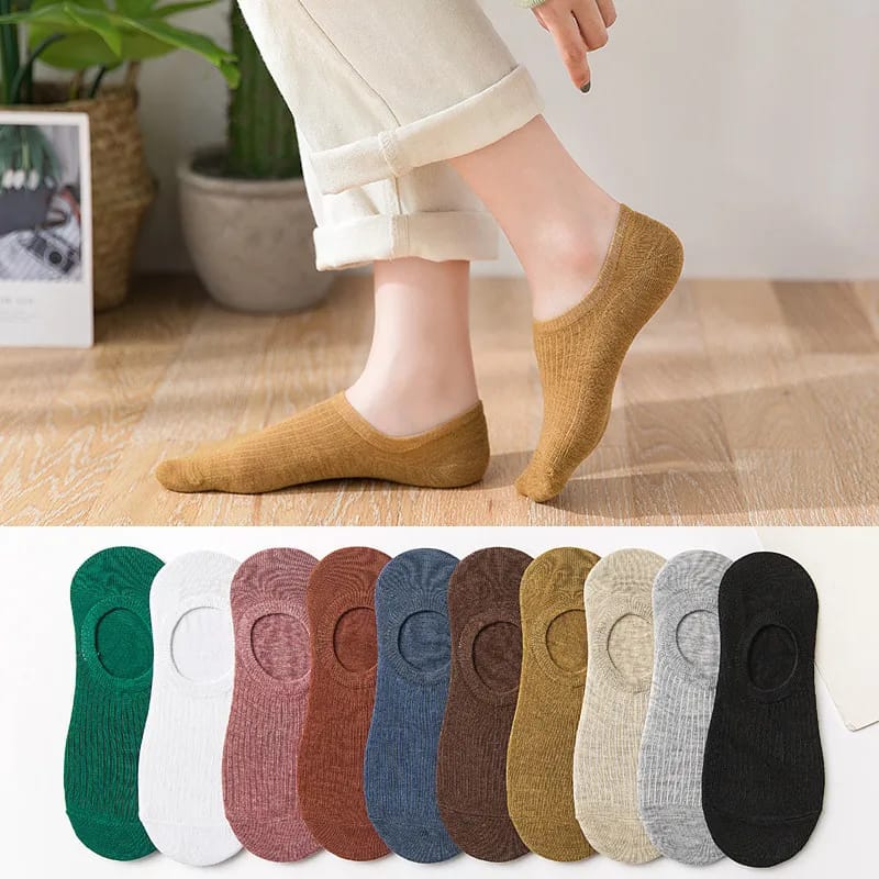 Thin Cotton Stripped Breathable Cotton Socks