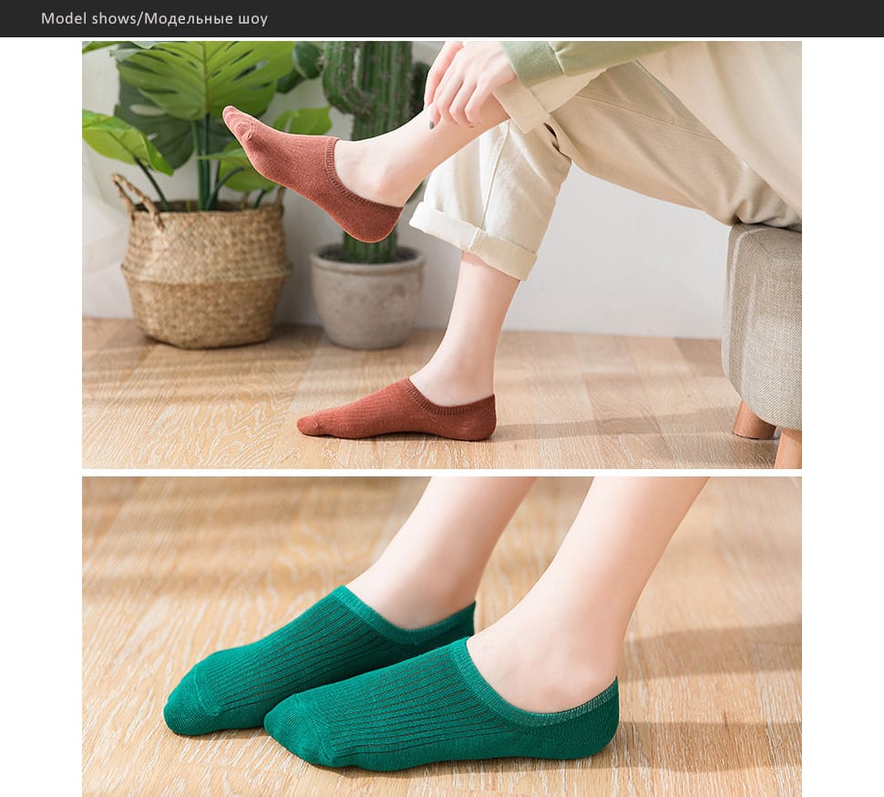 Thin Cotton Stripped Breathable Cotton Socks