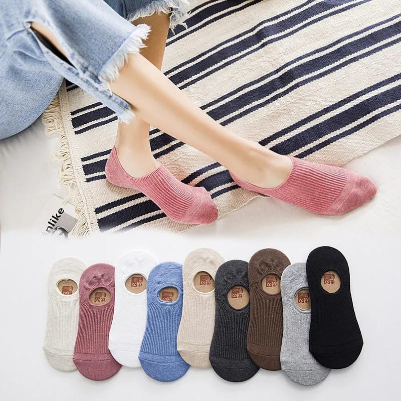 Thin Cotton Stripped Breathable Cotton Socks