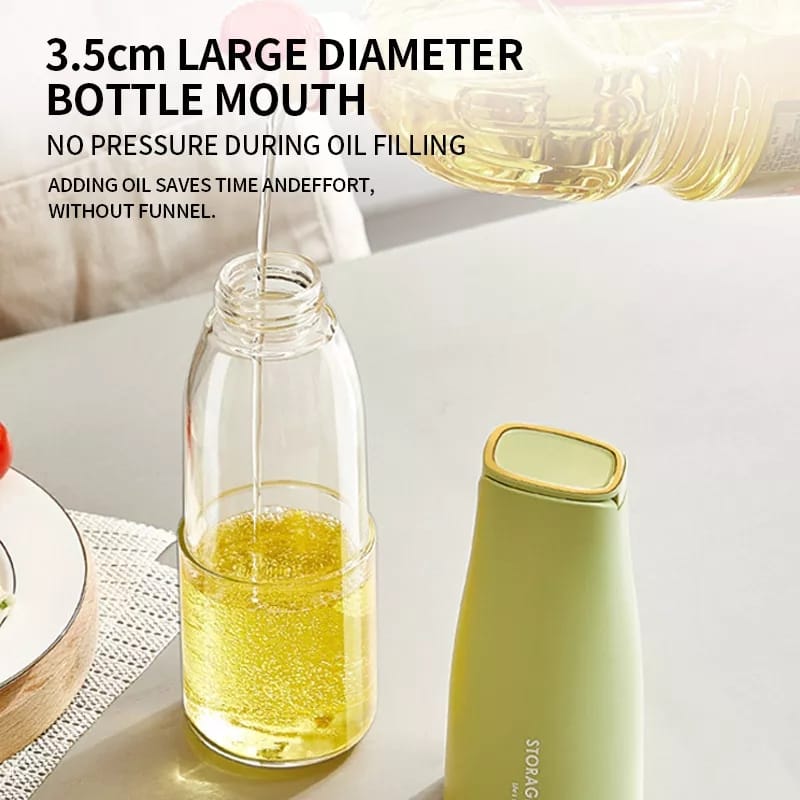 500Ml Autoflip Glass Oil Jar