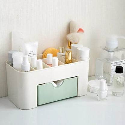 Mini Makeup Organizer Cream with Peach drawer BlackNov