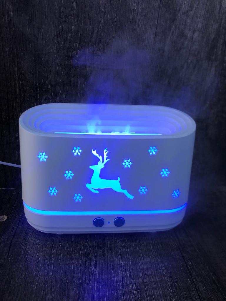 3D Deer Print Flame Aromatherapy Humidifier