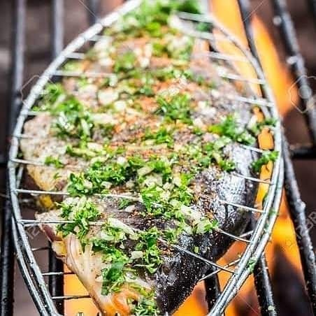 Fish grill basket
