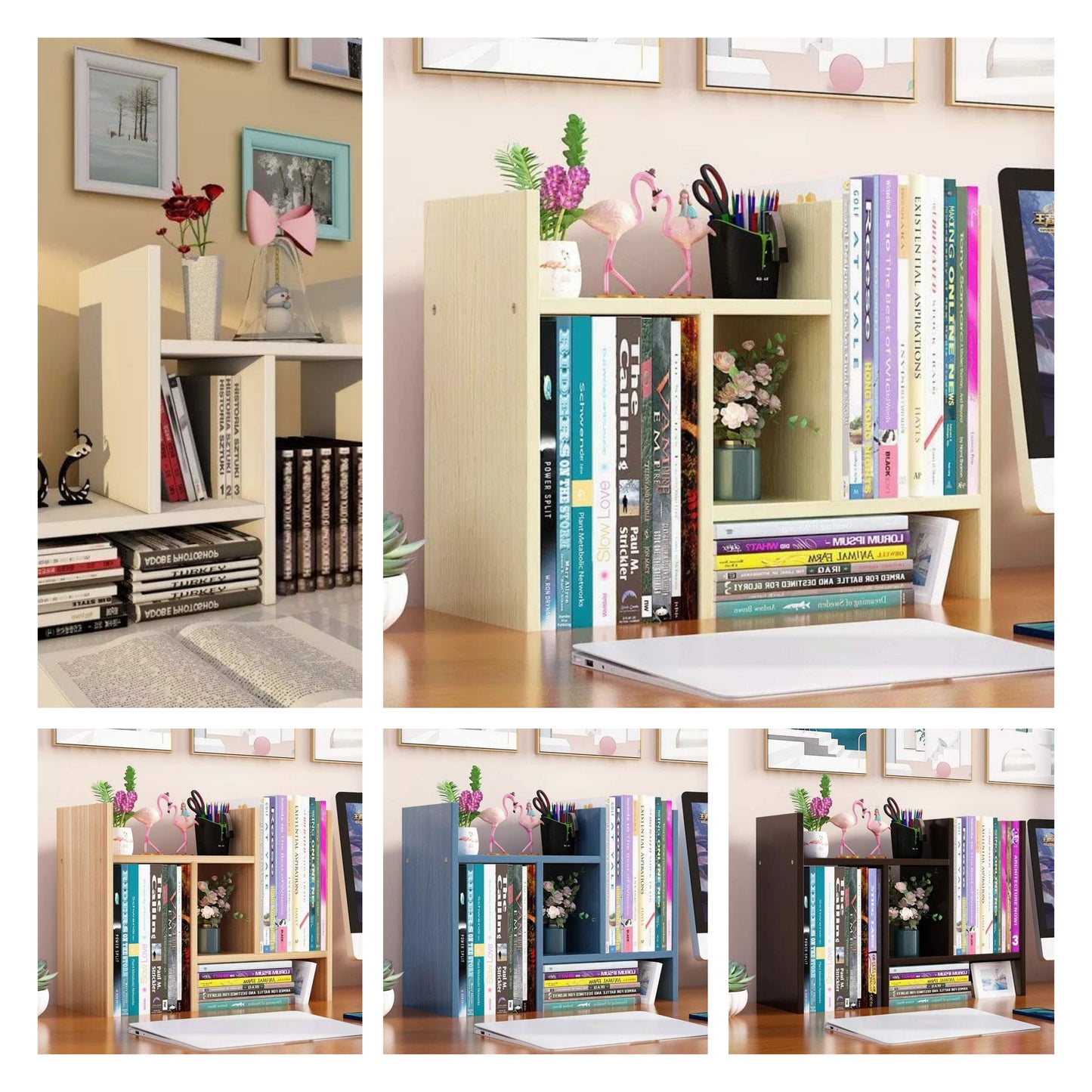 Desktop Bookshelf Organizer