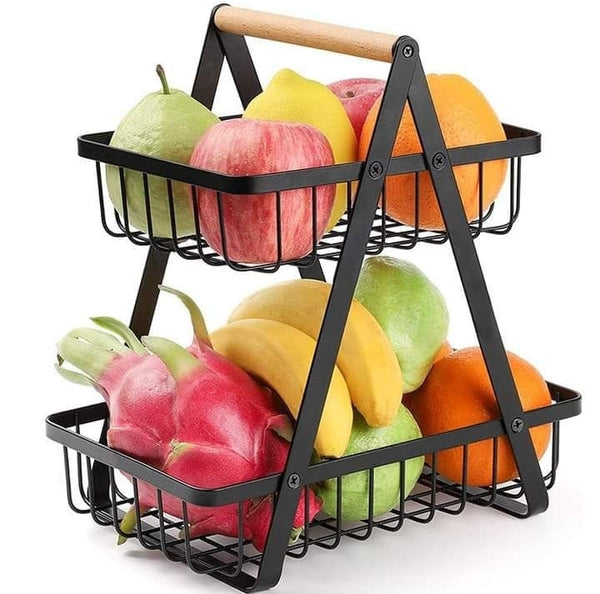 Metallic 2 layer basket
