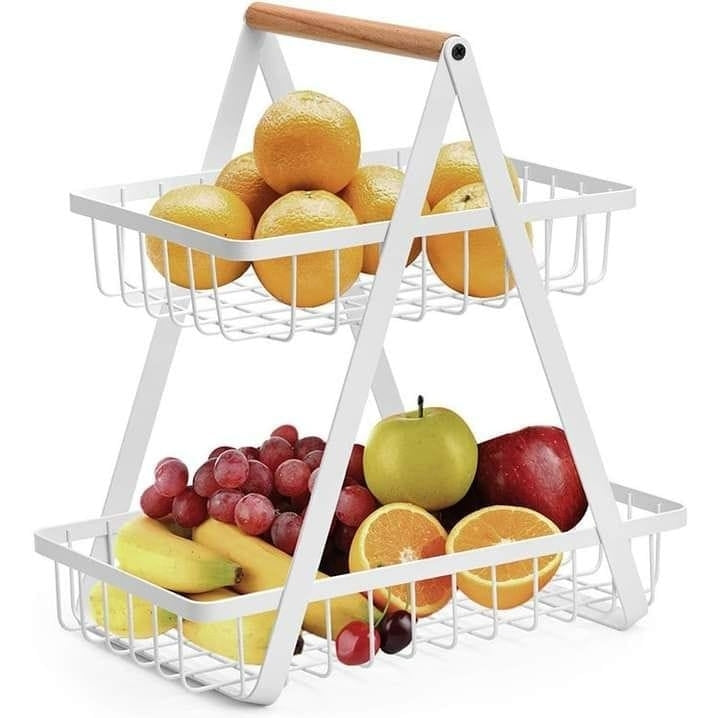 2 layer multifunctional organizing rack