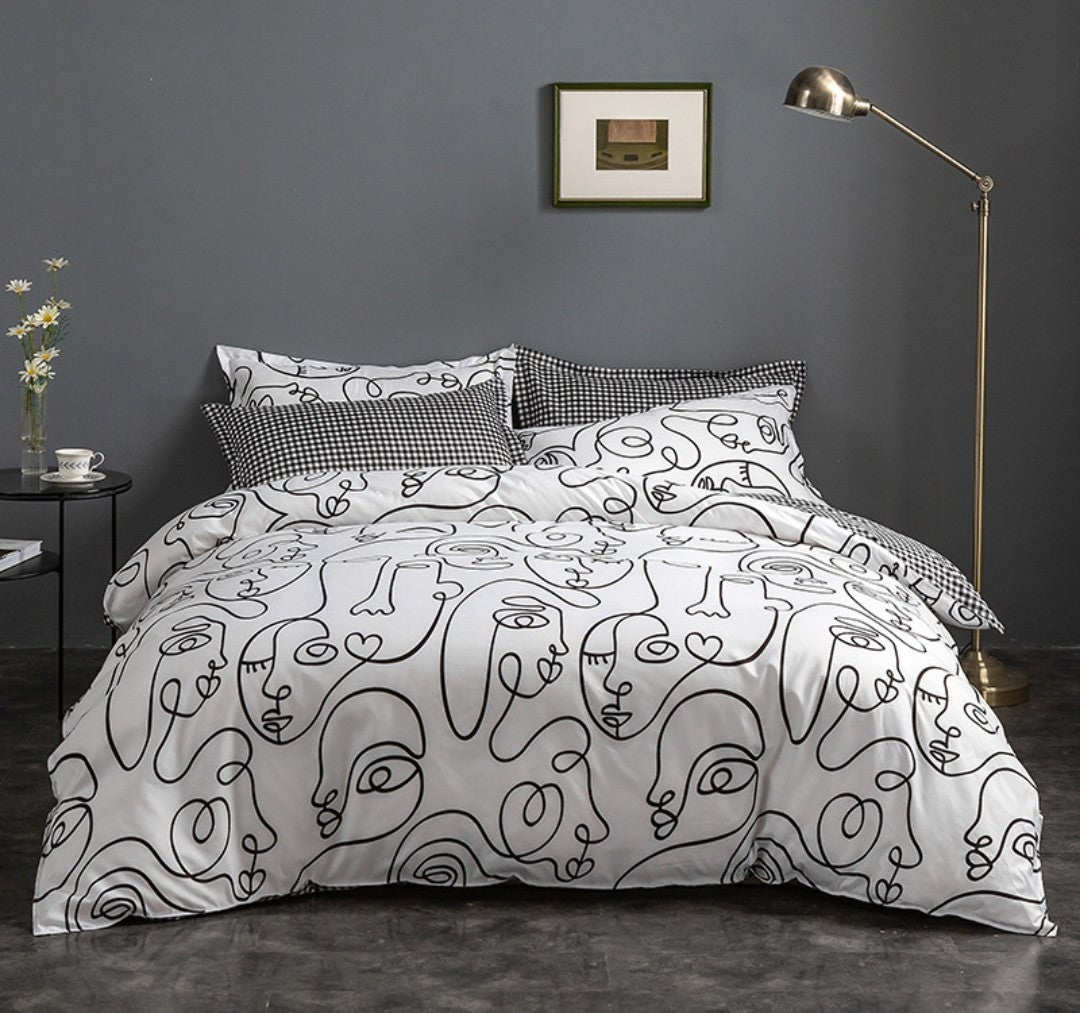Abstract Print Duvet Cover