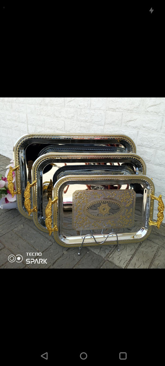 Gold Serving Trays