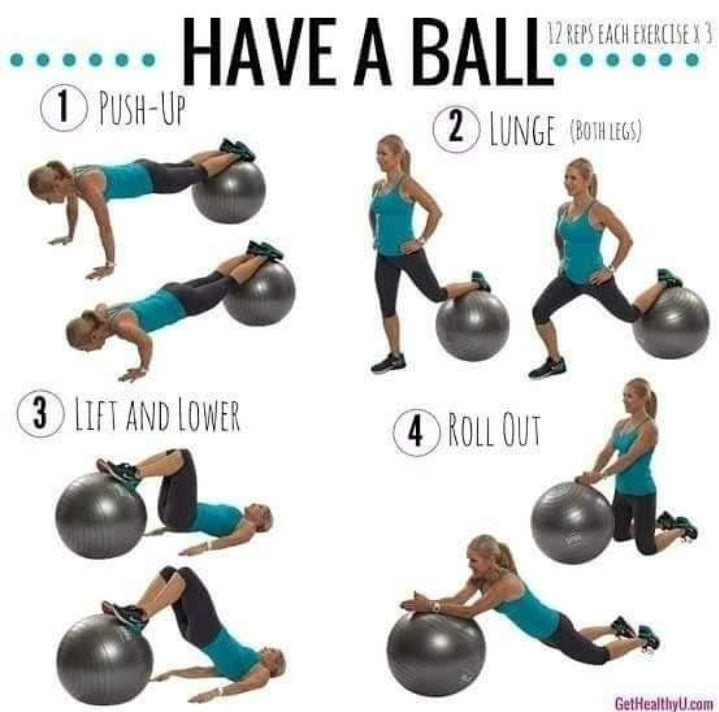 Anti- burst yoga exercise balls