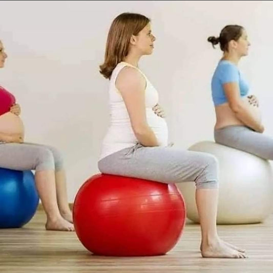 Anti- burst yoga exercise balls