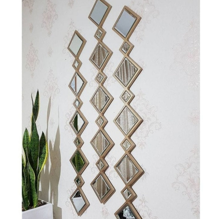 Luxury 3 in 1 panel decorative mirrors