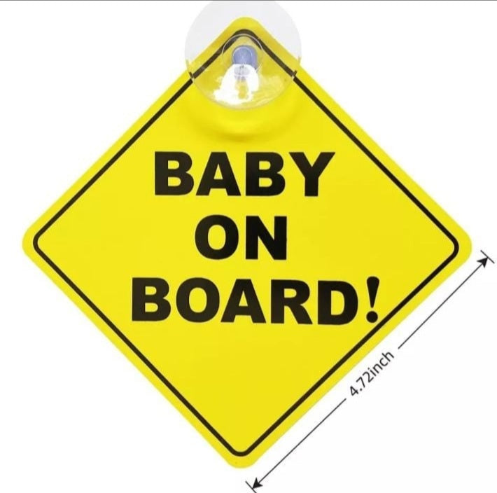 Baby On Board Safety/Warning Cards