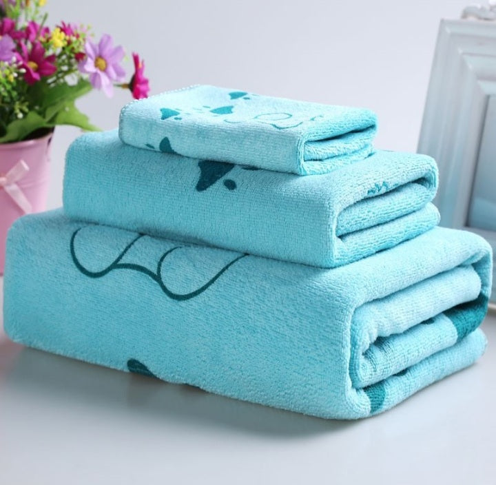 3 Pieces Soft Absorbent Towels