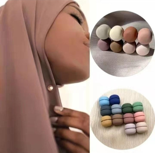 Hijab/Scarfs No Snag Magnetic Holder 2 Pairs
