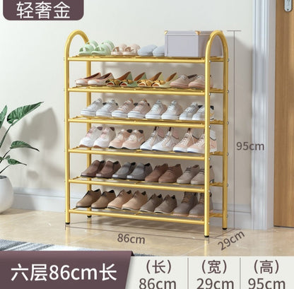 Metallic Shoe Rack