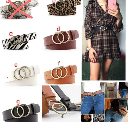 Quality Double Ring Women Belt