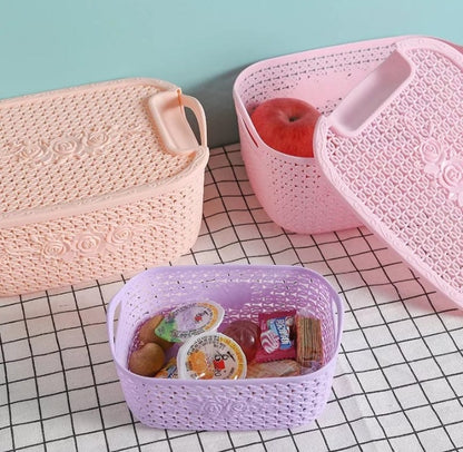 Wooven Plastic Wicker Baskets