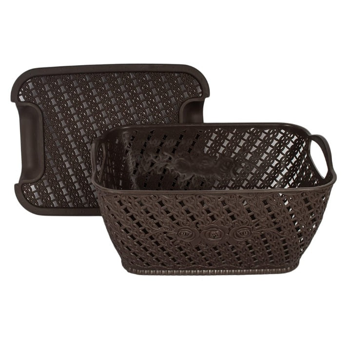 Wooven Plastic Wicker Baskets