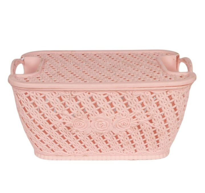 Wooven Plastic Wicker Baskets