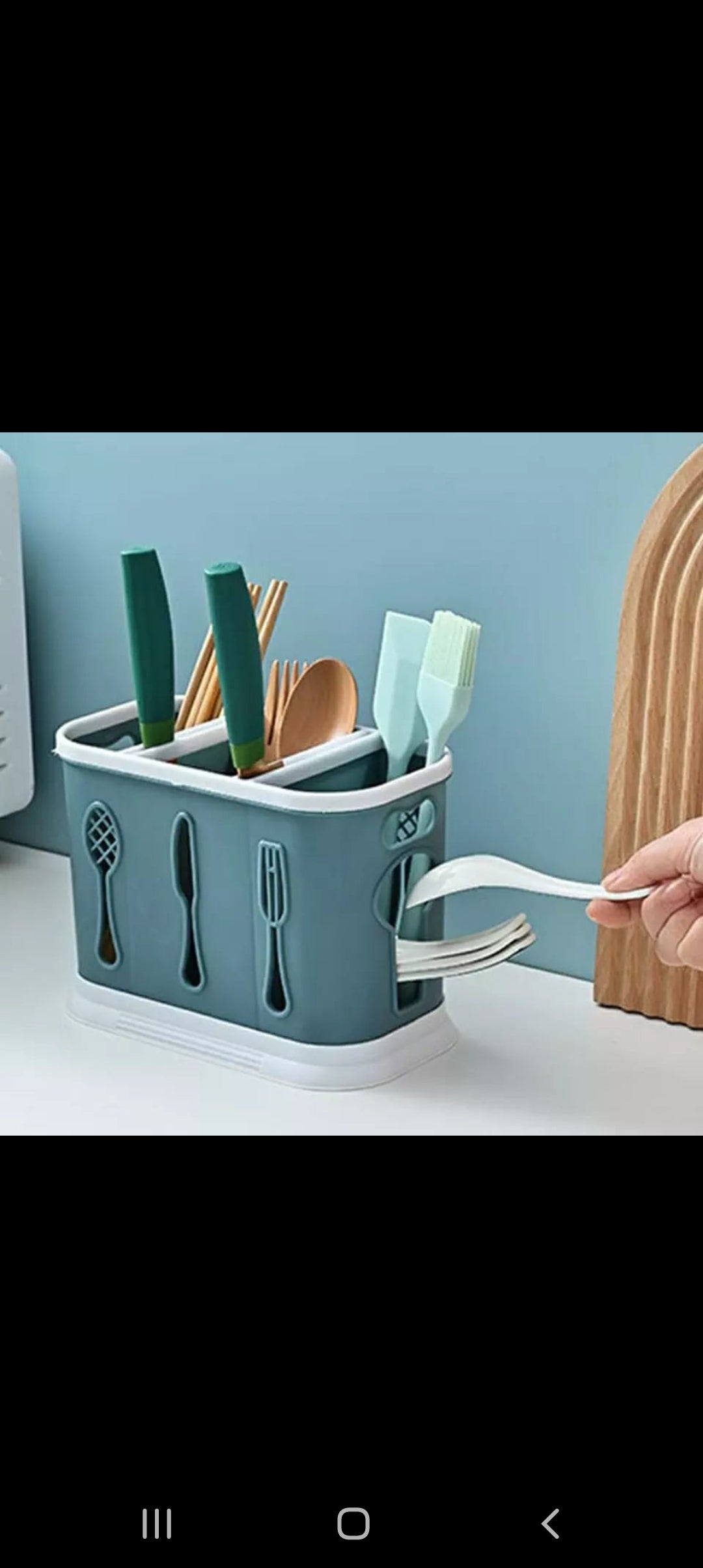 Ventilation Space Cutlery Storage Case