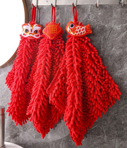 Chenille Hand Towels