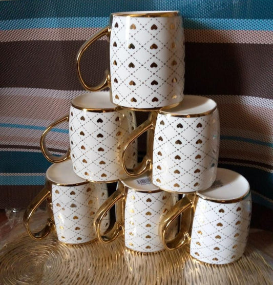 Elegant Classy Golden Mugs