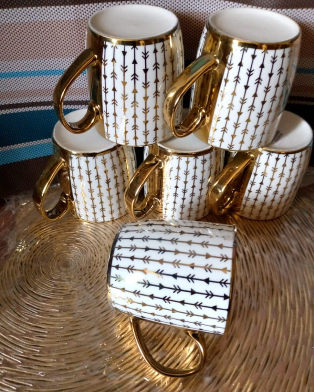 Elegant Classy Golden Mugs