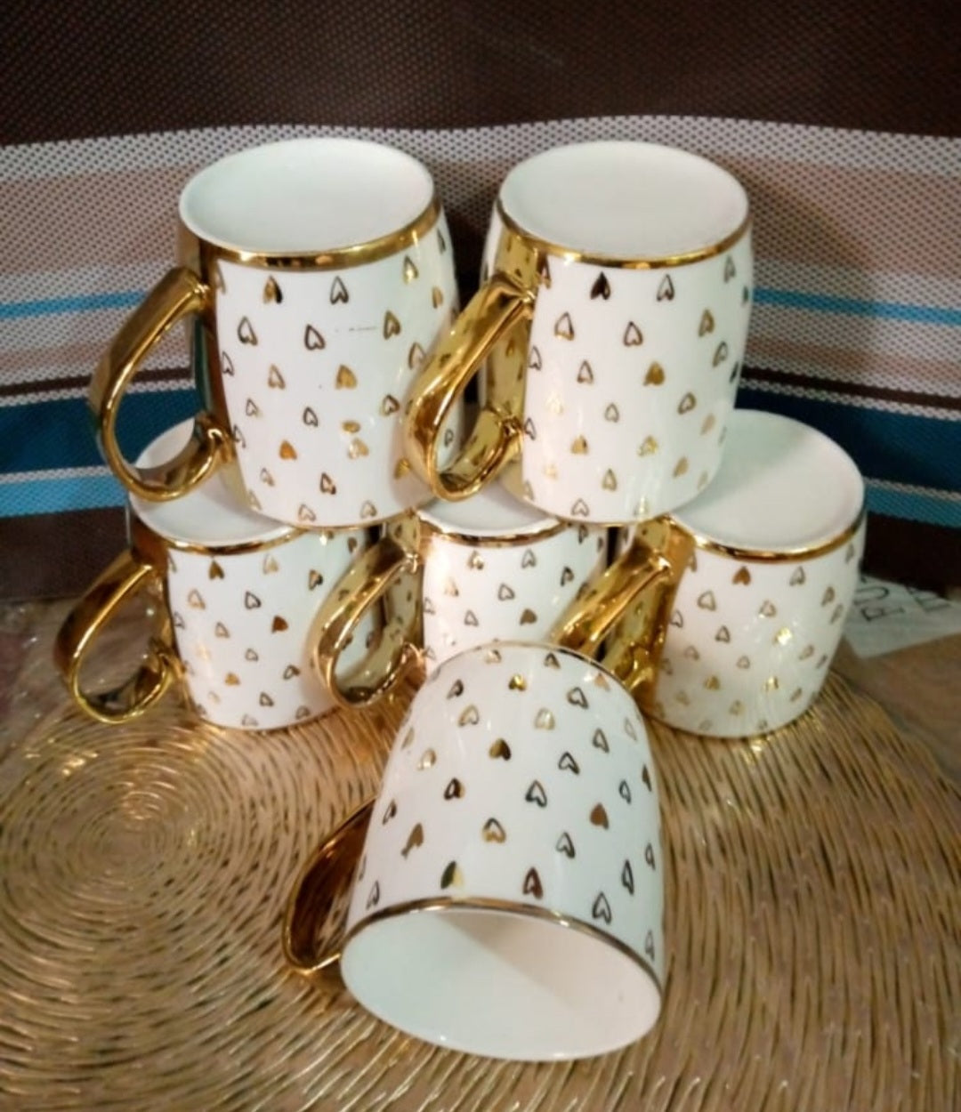 Elegant Classy Golden Mugs